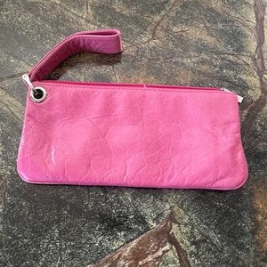 Hobo Hot Pink Clutch/Wallet 5' x 10 3/4th"